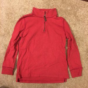 1/4 Zip Boys Collar Pullover